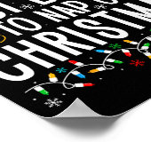 Most Likely To Nap On Christmas Funny Matching Fam ポスター (角)