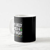 Most Likely To Need A Silent Night Family Matching コーヒーマグカップ (正面左)