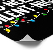 Most Likely To Need A Silent Night Family Matching ポスター (角)