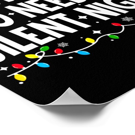 Most Likely To Need A Silent Night Family Matching ポスター (角)