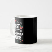 Most Likely To Offer Santa A Beer Christmas Funny  コーヒーマグカップ (正面左)