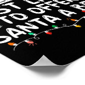 Most Likely To Offer Santa A Beer Fun Drinking Chr ポスター (角)