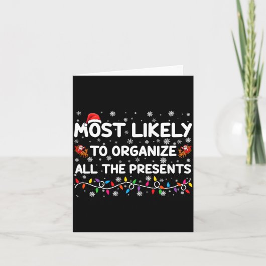 Most Likely To Organize All The Xmas _1 カード (正面)