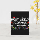Most Likely To Organize All The Xmas _1 カード (黄色い花)