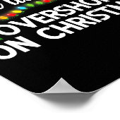 Most Likely To Overshop On Christmas Funny Family  ポスター (角)