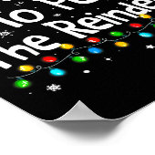 Most Likely To Pet The Reindeer Family Matching Ch ポスター (角)