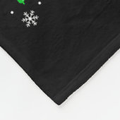 Most Likely To Pet The Reindeer Funny Matching Chr フリースブランケット (角)