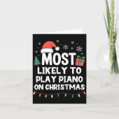 Most Likely To Play Ano On Christmas Anist Player  カード (正面)