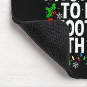 Most Likely To Play Football With Santa Christmas マウスパッド (コーナー)