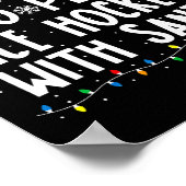 Most Likely To Play Ice Hockey With Santa Family C ポスター (角)