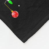 Most Likely To Play Tennis With Santa Funny Christ フリースブランケット (角)