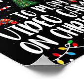 Most Likely To Play Video Games On Christmas Famil ポスター (角)