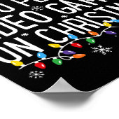 Most Likely To Play Video Games On Christmas Funny ポスター (角)