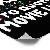 Most Likely To Quote Movie Lines Movie Lover Chris ポスター (角)