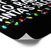 Most Likely To Race Santa's Sleigh Family Christma ポスター (角)