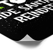 Most Likely To Ride Santas Reindeer Family Funny C ポスター (角)