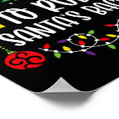 Most Likely To Rub Santa's Ck Funny Christmas  ポスター (角)