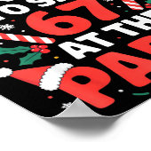 Most Likely To Say 67 At The Party Funny Christmas ポスター (角)