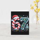 Most Likely To Say 67 Christmas Matching 7 6 Famil カード (黄色い花)