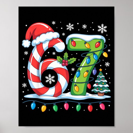 Most Likely To Say 67 Christmas Matching 7 6 Famil ポスター (正面)