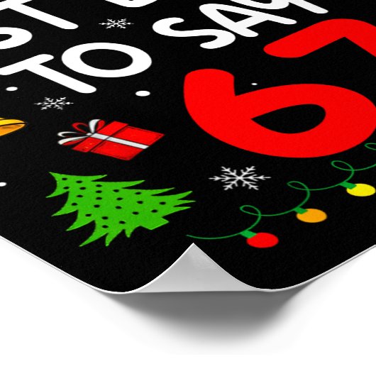 Most Likely To Say 67 Meme Six Seven Santa Christm ポスター (角)