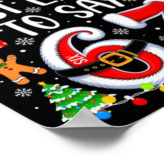 Most Likely To Say 67 Meme Six Seven Santa Christm ポスター (角)