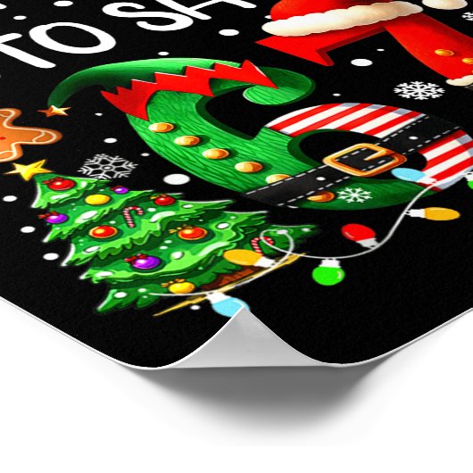 Most Likely To Say 67 Six Seven Funny 67 Christmas ポスター (角)