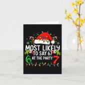 Most Likely To Say 6 7 Alpha Gen Slang Six Seven M カード (黄色い花)