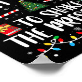 Most Likely To Shake The Family Matching Christmas ポスター (角)