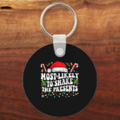 Most Likely To Shake The Funny Matching Family  キーホルダー (正面)