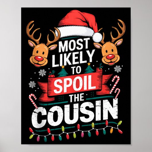 Most Likely To Sil The Cousin Christmas Party Fami ポスター (正面)