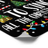 Most Likely To Sing All The Christmas Songs Family ポスター (角)