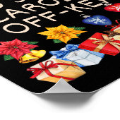 Most Likely To Sing Carols Off-key Matching Christ ポスター (角)