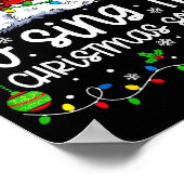 Most Likely To Sing The Christmas Songs Matching C ポスター (角)