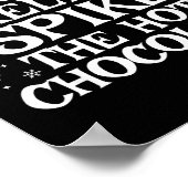 Most Likely To Ske The Hot Chocolate Funny Christm ポスター (角)