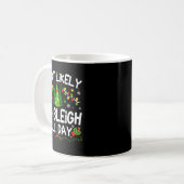 Most Likely To Sleigh All Day Christmas Matching コーヒーマグカップ (正面左)