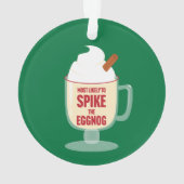 Most Likely to Spike the Eggnog オーナメント (裏面)