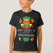Most Likely To Start The Shenanigans Nutcracker Ch Tシャツ (正面)