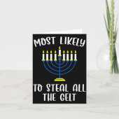 Most Likely To Steal All The Gelt Hanukkah Group M カード (正面)