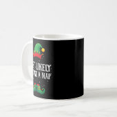 Most Likely To Take A Nap Matching Christmas Elf  コーヒーマグカップ (正面左)