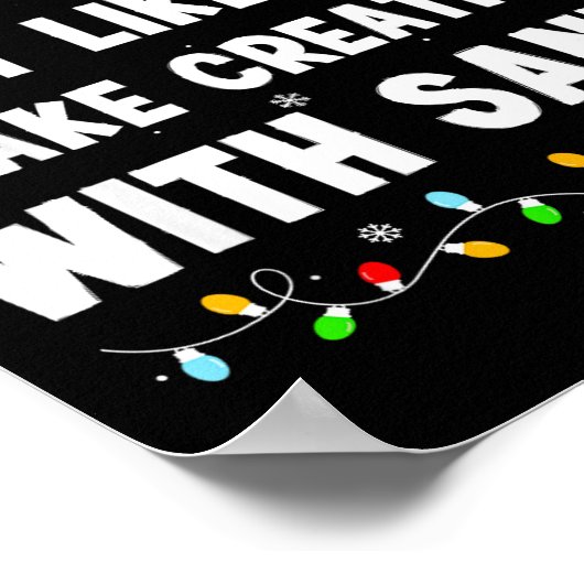 Most Likely To Take Creatine With Santa  ポスター (角)