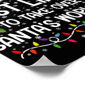 Most Likely To Take Over Santas Workshop Xmas T Sh ポスター (角)