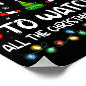 Most Likely To Watch All The Christmas Movies Chri ポスター (角)