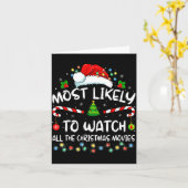 Most Likely To Watch All The Christmas Movies Fami カード (黄色い花)