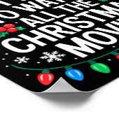 Most Likely To Watch All The Christmas Movies Shir ポスター (角)