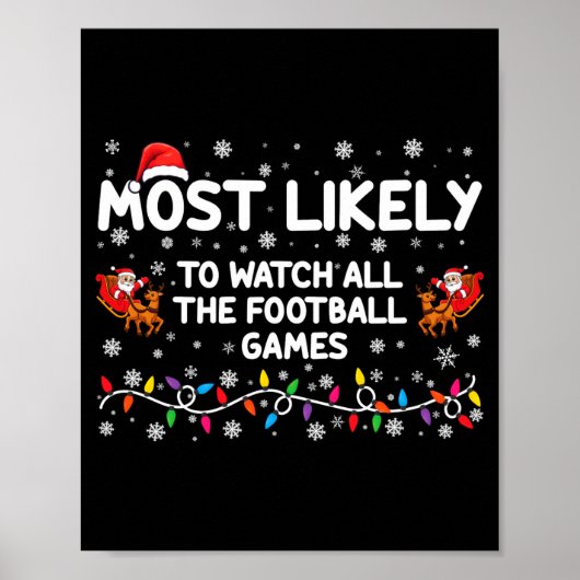 Most Likely To Watch All The Football Games _1  ポスター (正面)