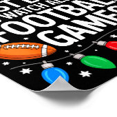 Most Likely To Watch All The Football Games Shirt  ポスター (角)