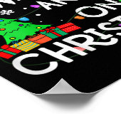 Most Likely To Watch Anime On Christmas Santa Hat  ポスター (角)