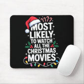 Most Likely Watch All Christmas Movies Lovers Humo マウスパッド (マウス)