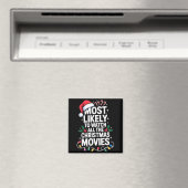 Most Likely Watch All Christmas Movies Lovers Humo マグネット (インサイチュ (食洗機))